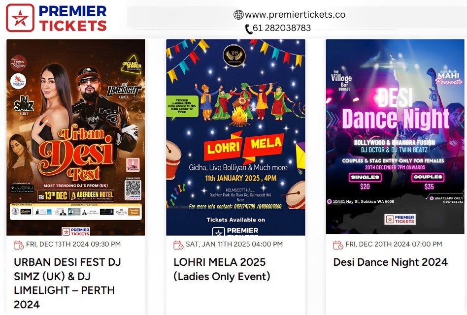 Concerts in Perth